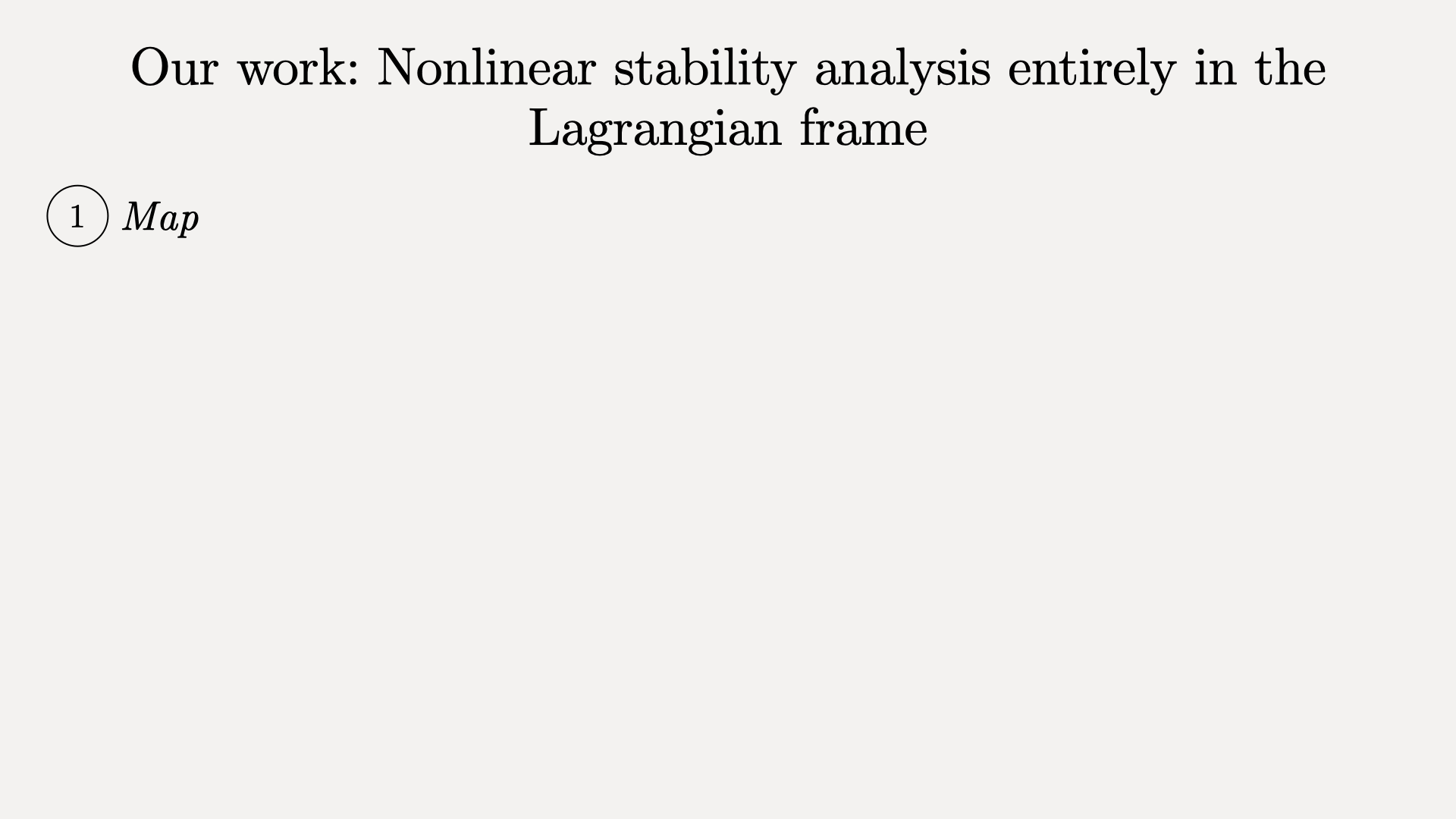 Single-method derivation slide 1